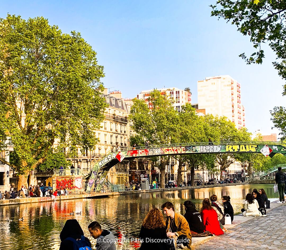 Sunny afternoon at Canal Saint-Martin