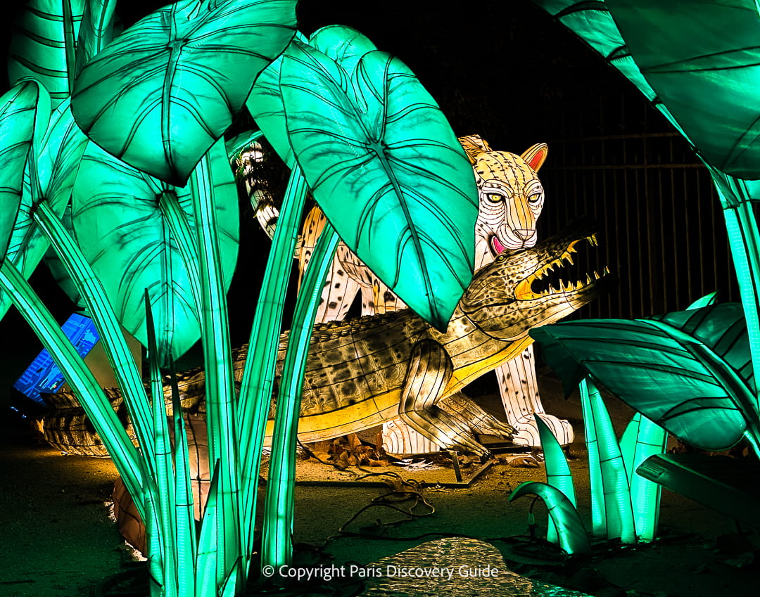 Festival of Lights at Paris's Botanical Garden