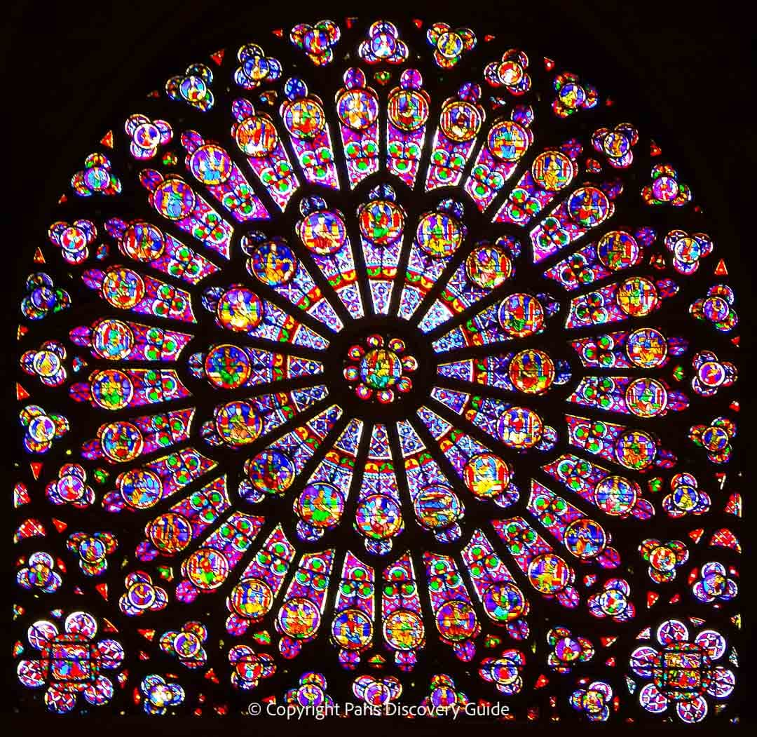 Rose window at Notre Dame 