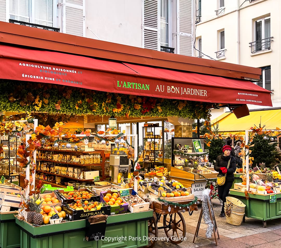 Au Bon Jardinier ('The Good Gardener') produce store on Rue Cler