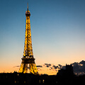 View from Hotel Bourdanaisse near Eiffel Tower