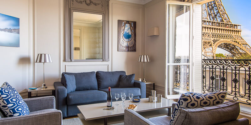 Luxury Paris Suite with Eiffel Tower View