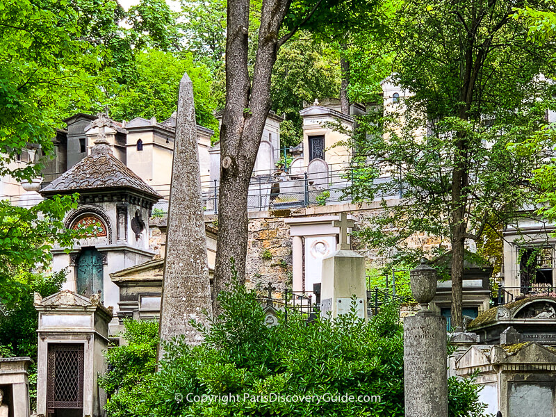 Pere Lachaise Cemetery in May