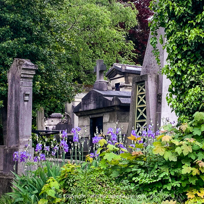 Pere Lachaise Cemetery in June
