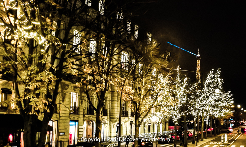 Avenue Montaigne Christmas Lights