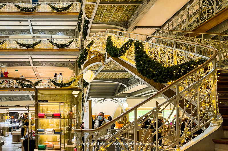 Paris, France, Detail, inside Luxury Stores in Galeries Lafayette