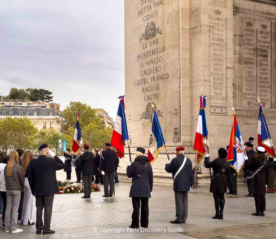 Arc de Triomphe ceremony