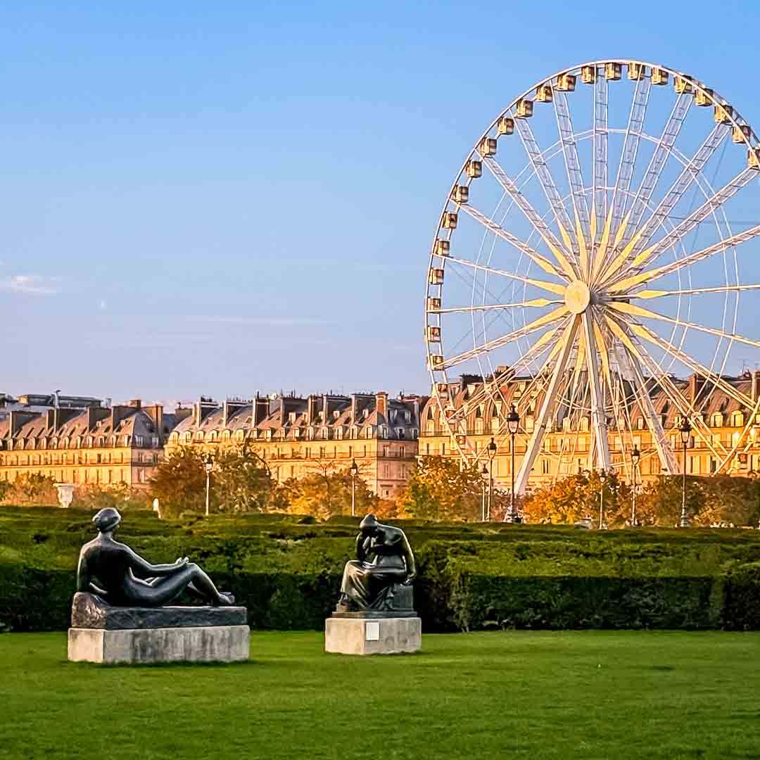 Tuileries Garden in Paris