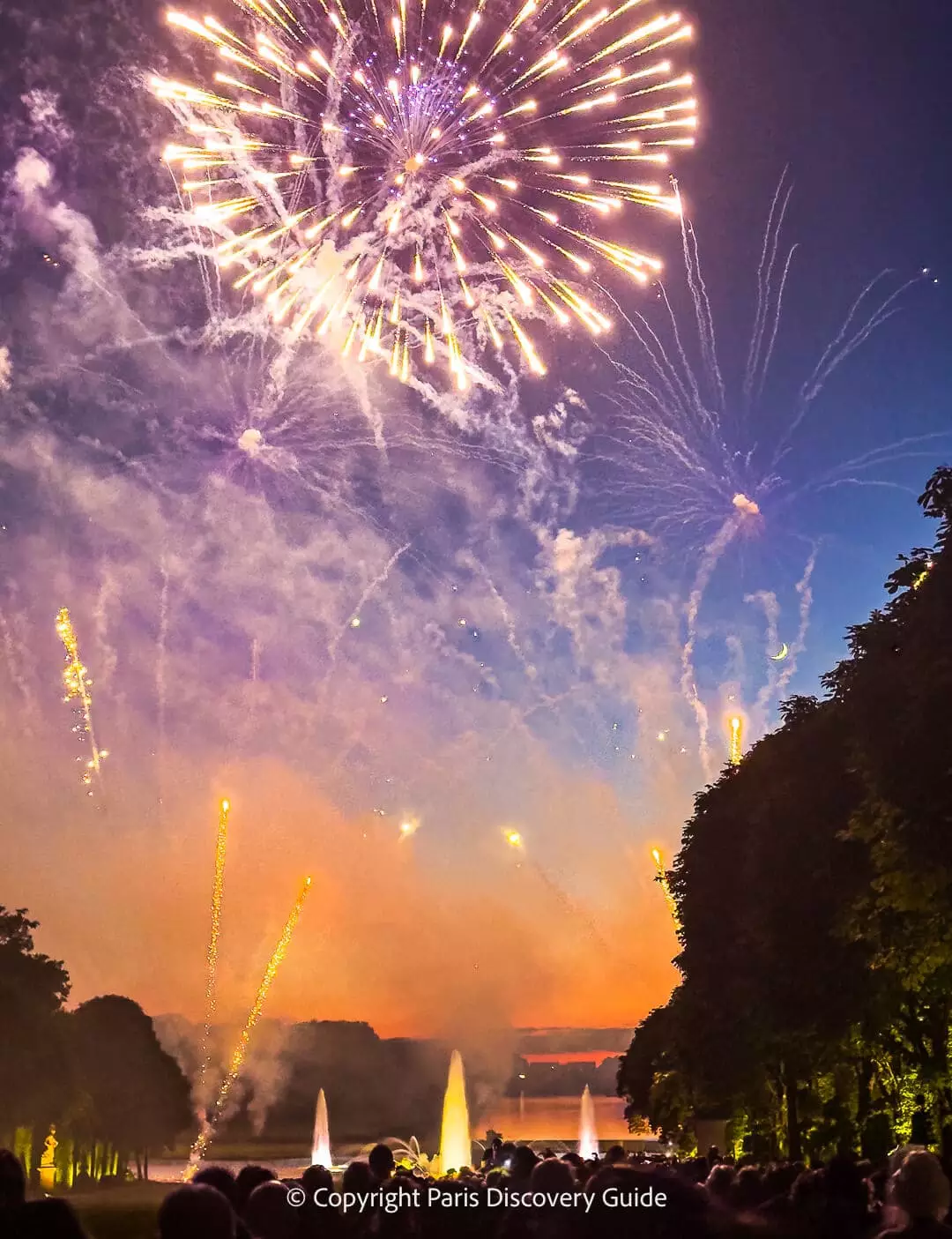 Musical Fountains show at Chateau de Versailles 