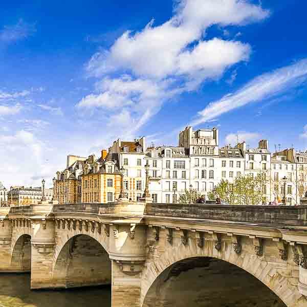 Pont Neuf bridge on a beautiful Paris afternoon