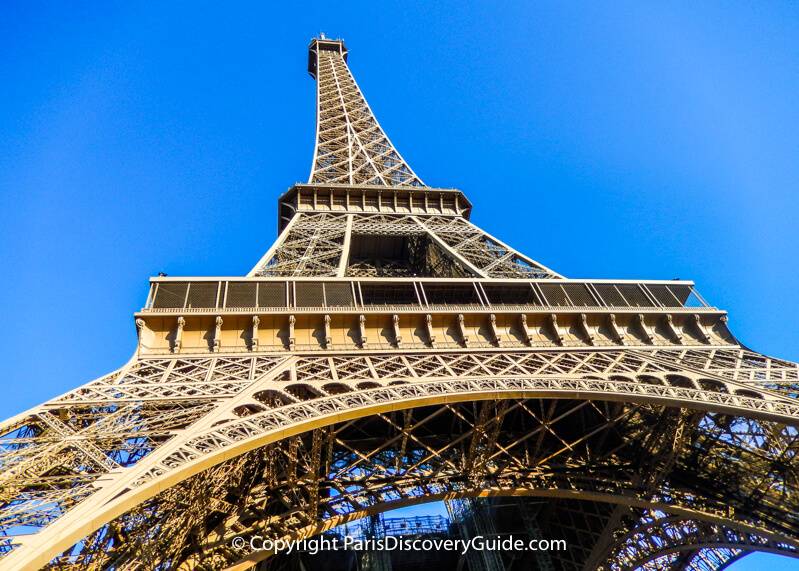 Restaurants in the Eiffel Tower in Paris, France
